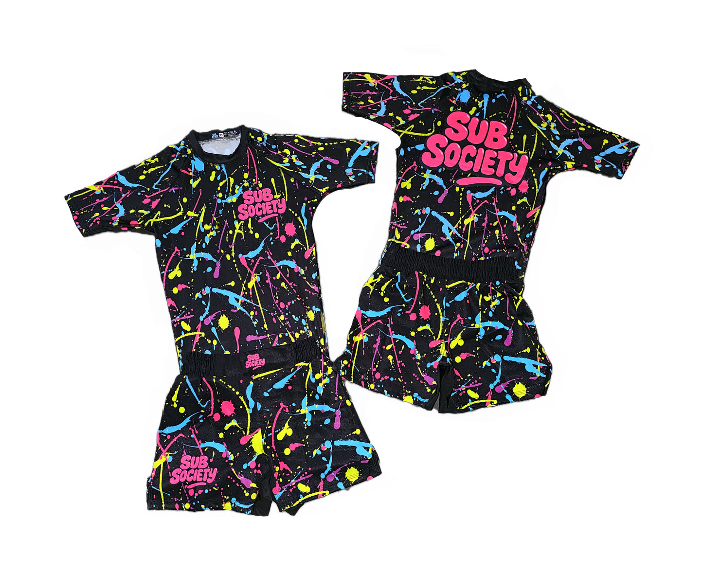 Splash No-gi Jiu jitsu rashguard set