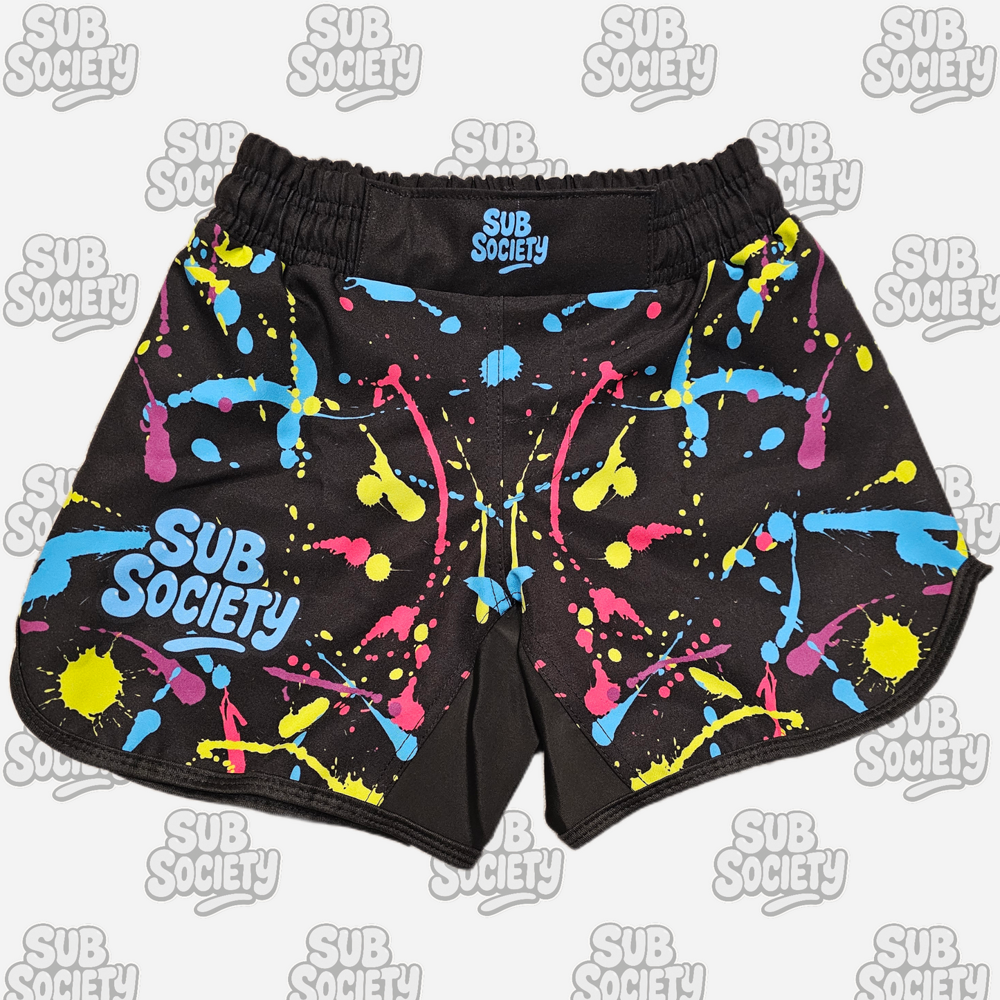 'Splash' Blue No-gi Jiu jitsu rashguard set